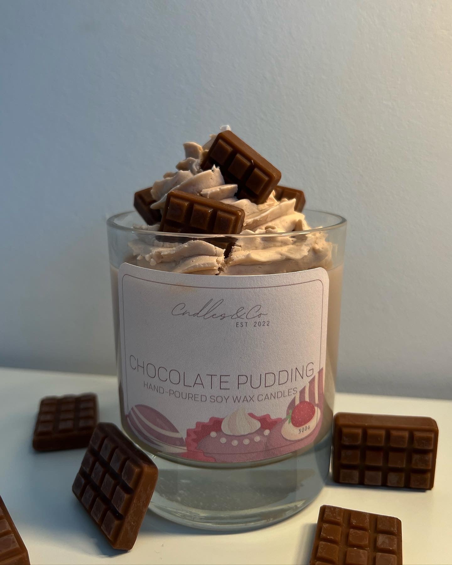 Chocolate Pudding Candle